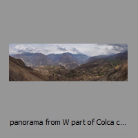 panorama from W part of Colca canyon